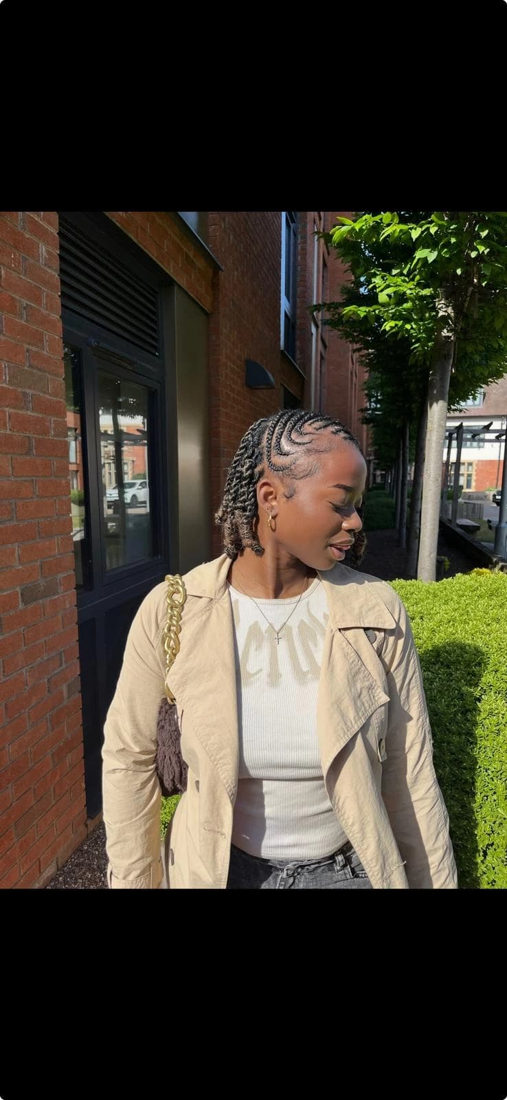 Sleek silk press finish